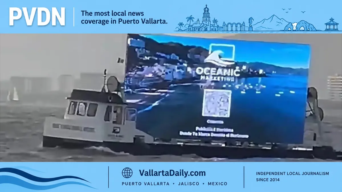 Could Your Next Beach Visit to Puerto Vallarta Include Floating Billboards?