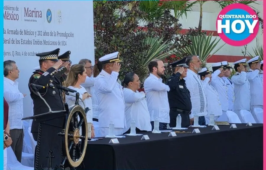 Isla Mujeres Honors Armada Mexico with Special Recognition