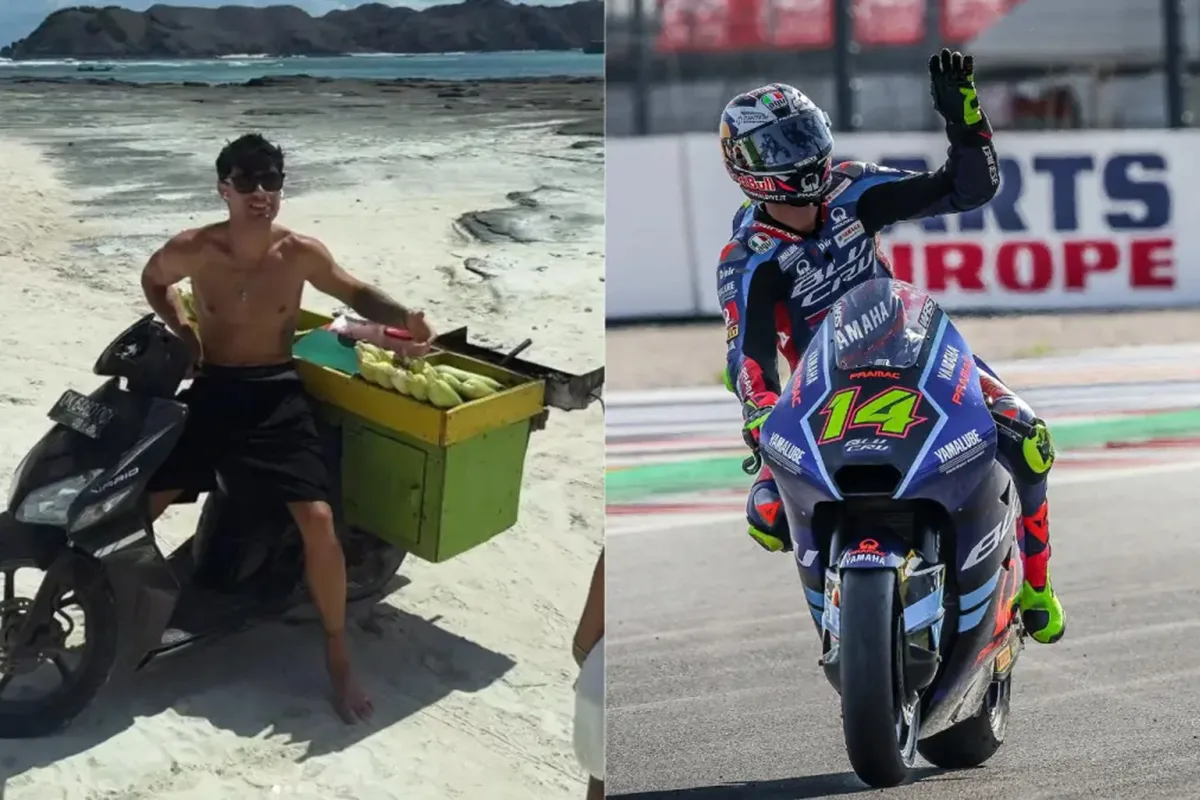 Moto2 Star Tony Arbolino Sells Grilled Corn in Lombok: A Local Flavor Break