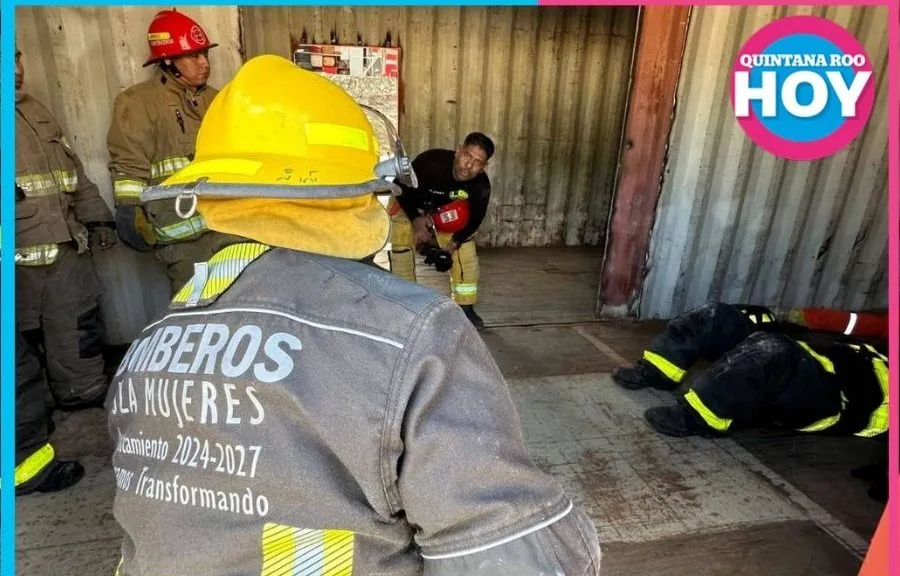 Isla Mujeres' Firefighters Enhance Training at National Conference