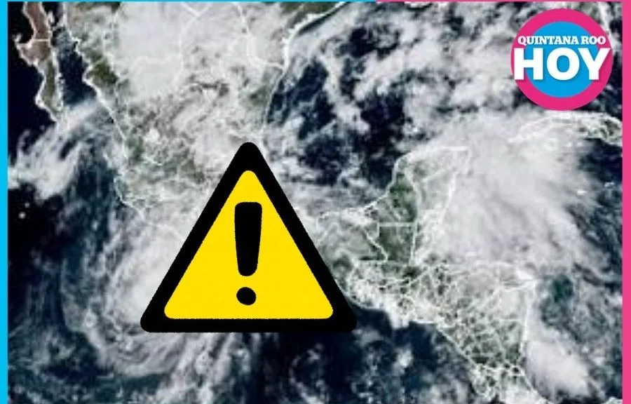 Frente Frío 2 Causes Strong Rainfall in Cancún and Northern Quintana Roo