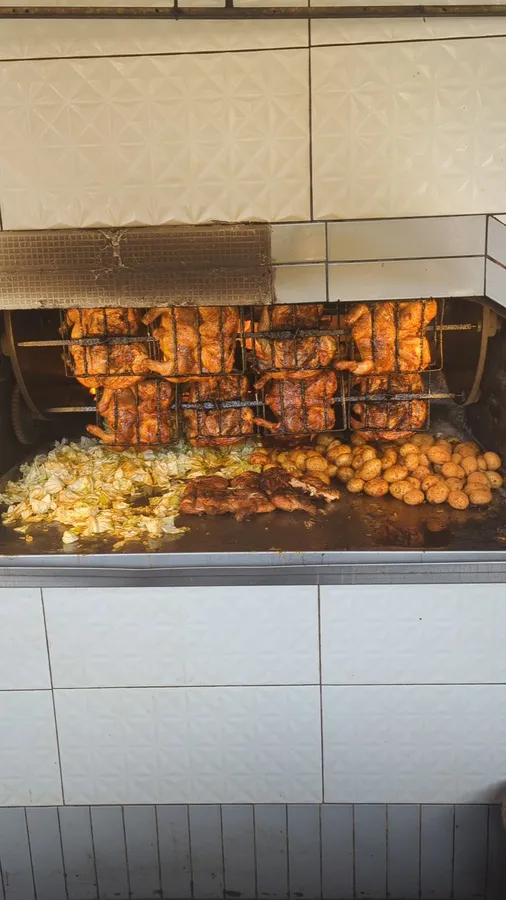 Pollo a la lena